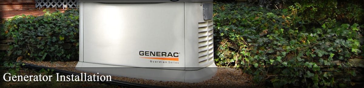 Generator Installation banner